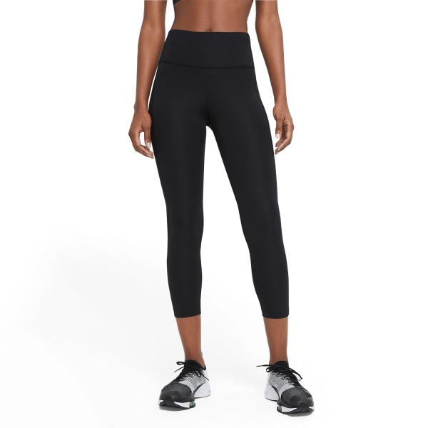 Women's Running Tights Nike DriFIT Fast 3/4 Tights  Black/Reflective Silver CZ9238010