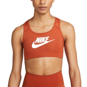 Women's Sports Bra Nike Futura Sports Bra  Cinnabar/White DM0579623