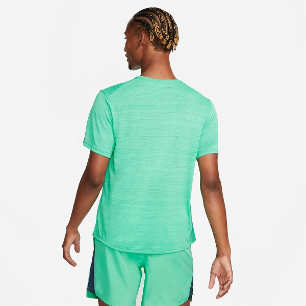 Nike Miler Wild Run Classic Camiseta - Light Menta/Reflective Silver