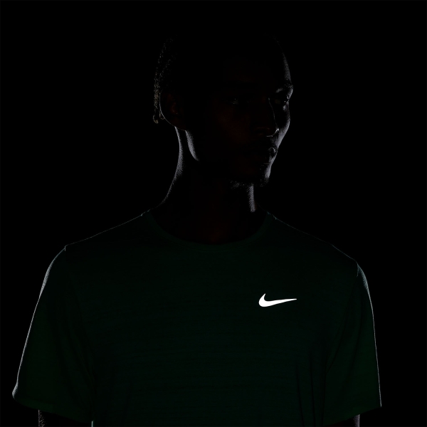 Nike Miler Wild Run Classic Camiseta - Light Menta/Reflective Silver