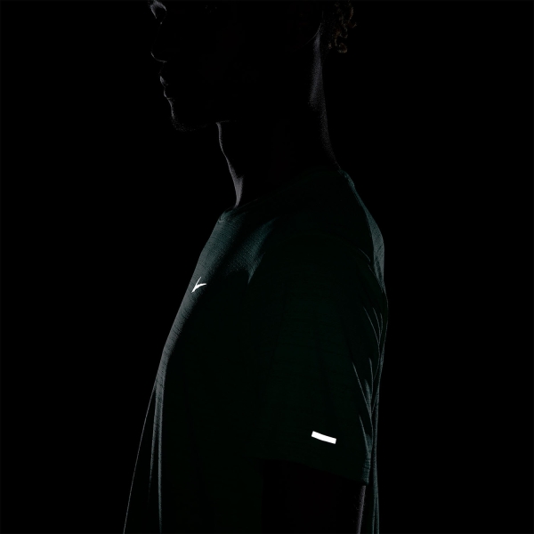 Nike Miler Wild Run Classic Camiseta - Light Menta/Reflective Silver