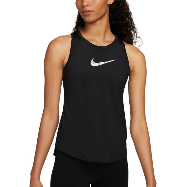 Top Fitness y Training Mujer Nike DriFIT One Logo Top  Black/White DQ5556010