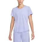 Nike One Dri-FIT Logo Camiseta - Light Thistle/White
