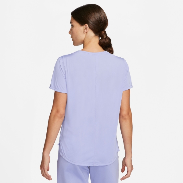 Nike One Dri-FIT Logo Camiseta - Light Thistle/White