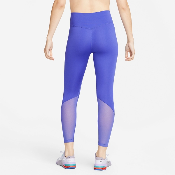 Nike One Mid Rise 7/8 Tights - Lapis/White