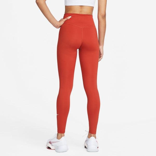 Nike One Tights - Cinnabar/White