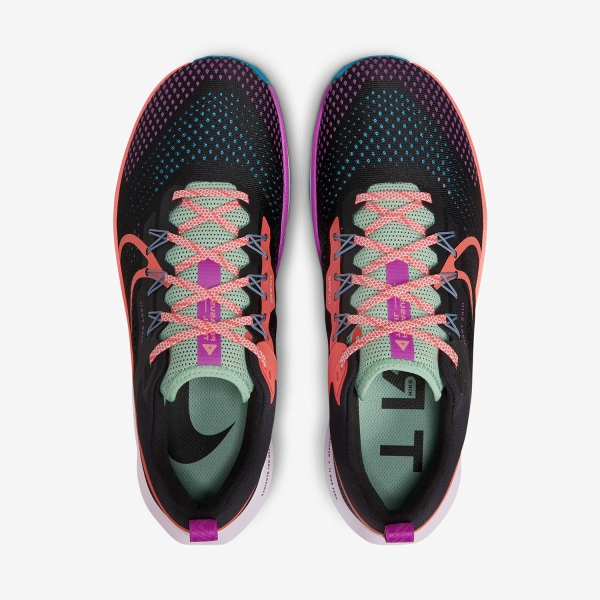 Nike React Pegasus Trail 4 - Black/Magic Ember/Vivid Purple