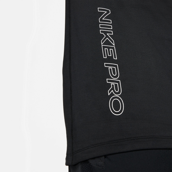 Nike Pro Swoosh Crew Camisa - Black/White