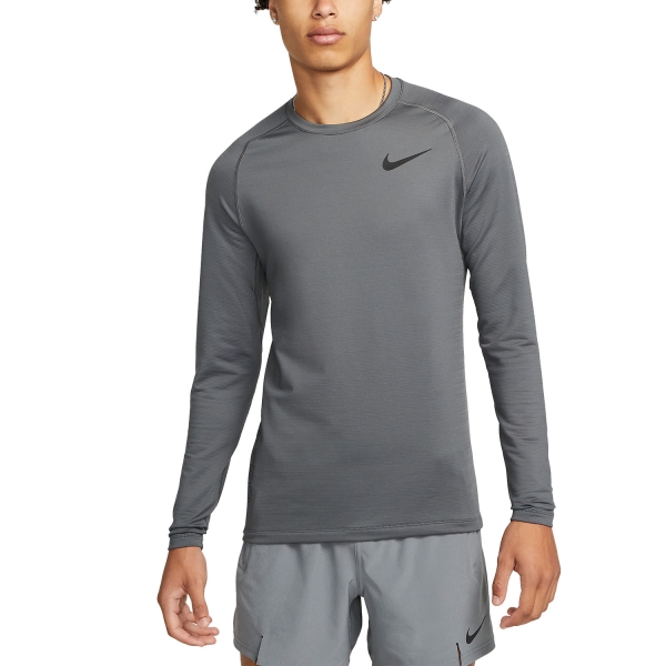 Camisa Entrenamiento Hombre Nike Pro Swoosh Crew Camisa  Iron Grey/Black DQ5448068