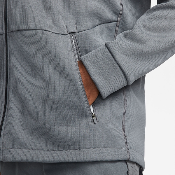 Nike Pro Therma-FIT Jacket - Iron Grey/Light Smoke Grey/Black