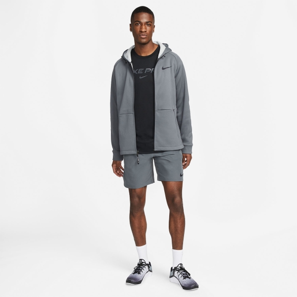 Nike Pro Therma-FIT Jacket - Iron Grey/Light Smoke Grey/Black