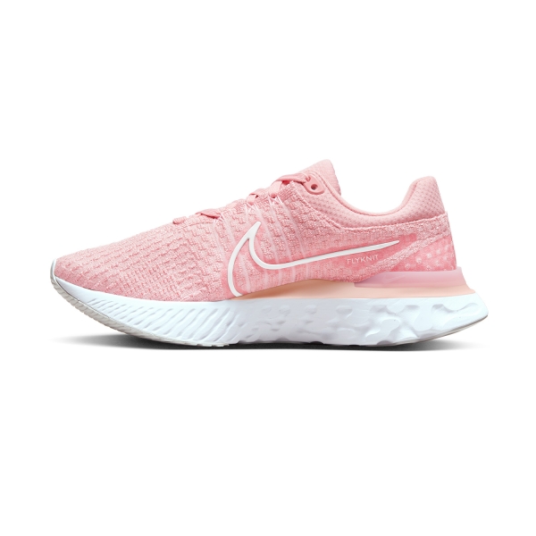 Nike React Infinity Run Flyknit 3 - Pink Glaze/White/Pink Foam/Photon Dust