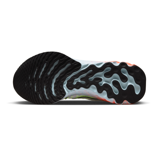 Nike React Infinity Run Flyknit 3 - White/Black/Volt/Bright Crimson