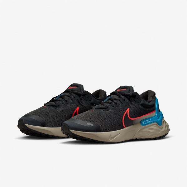 Nike Renew Run 3 - Dark Smoke Grey/Bright Crimson/Khaki