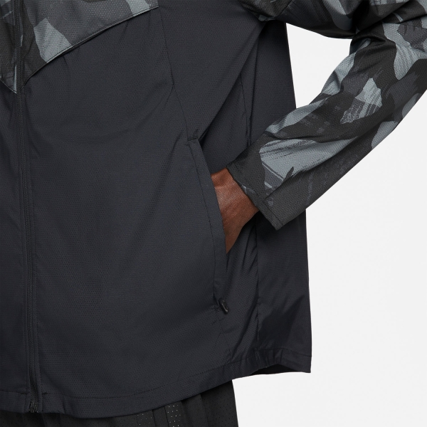 Nike Repel Windrunner Chaqueta - Black/Reflective Silver