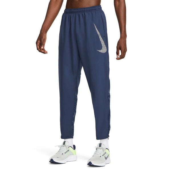 Men's Running Tights and Pants Nike Run Division Challenger Pants  Midnight Navy/Reflective Silver DQ6489410