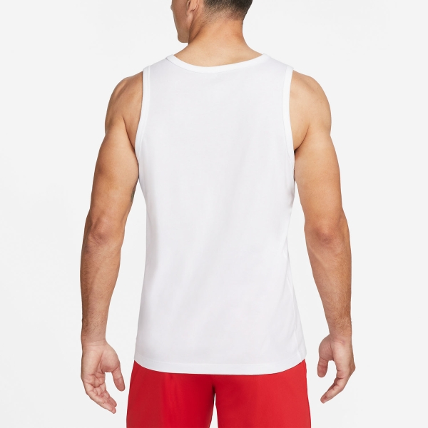 Nike Solid Dri-FIT Tank - White/Black