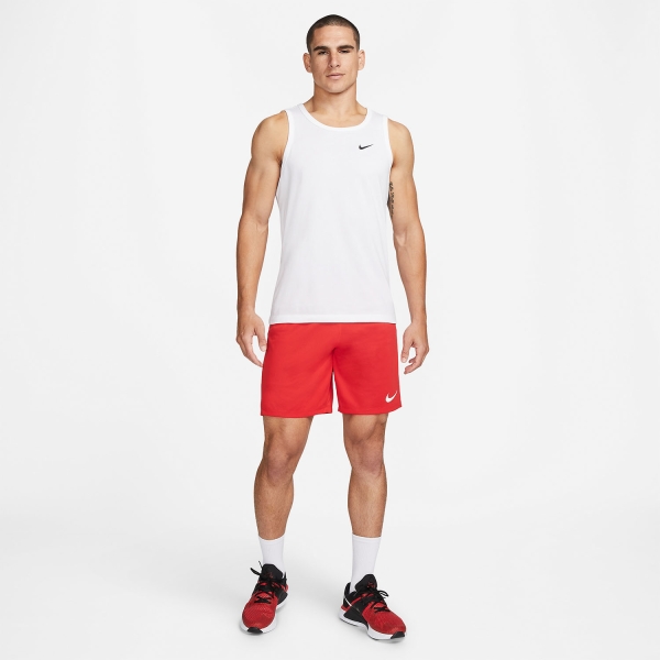 Nike Solid Dri-FIT Tank - White/Black