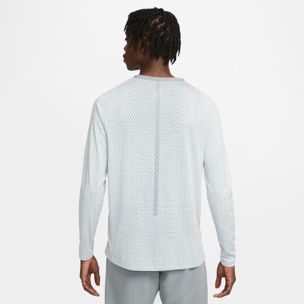Nike TechKnit Ultra Logo Men s Running Shirt Smoke Grey