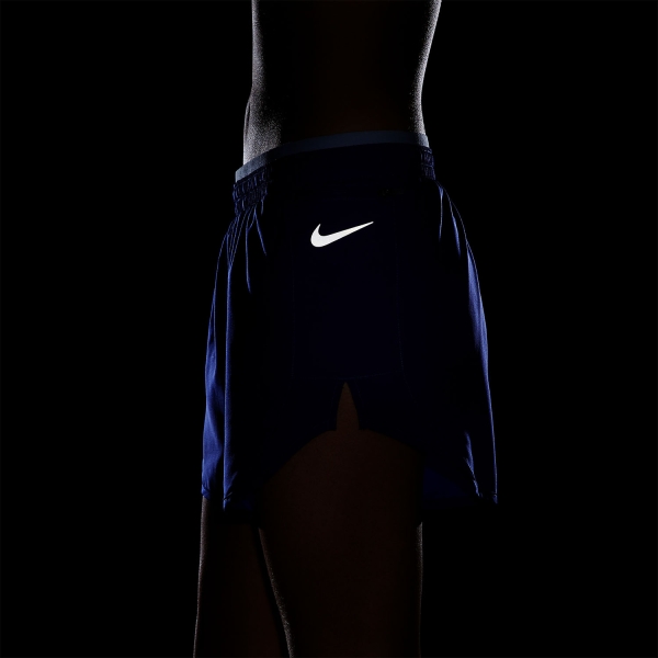 Nike Tempo Luxe 3in Shorts - Lapis/Royal Tint/Reflective Silver