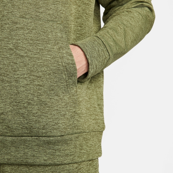 Nike Therma-FIT Novelty Crew Felpa - Rough Green/Heather/Black