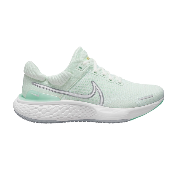 Women's Neutral Running Shoes Nike ZoomX Invincible Run Flyknit 2  Barely Green/White/Metallic Silver DC9993301