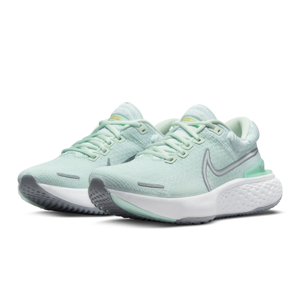 Nike ZoomX Invincible Run Flyknit 2 - Barely Green/White/Metallic Silver
