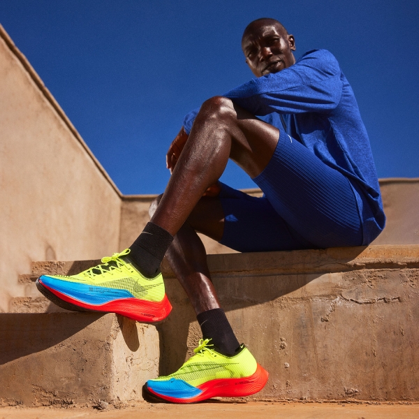 Nike ZoomX Vaporfly Next% 2 - Volt/Black/Bright Crimson/Light Photo Blue