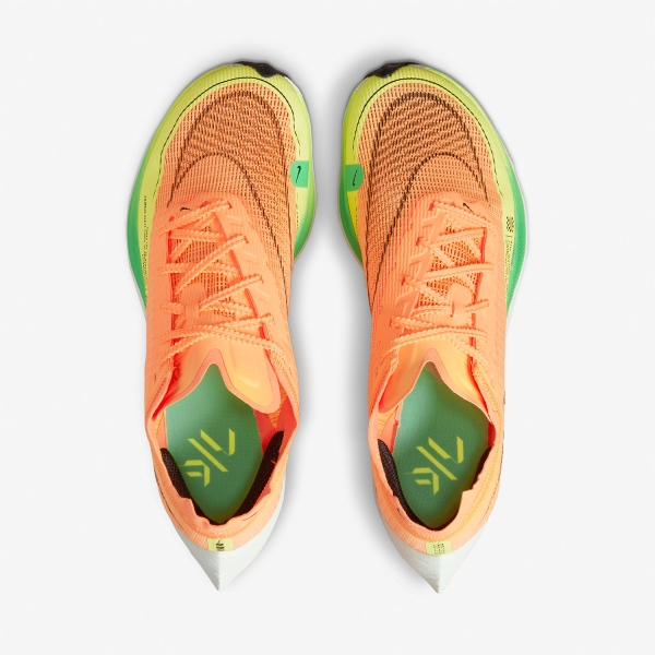 Nike ZoomX Vaporfly Next% 2 - Peach Cream/Black/Green Shock