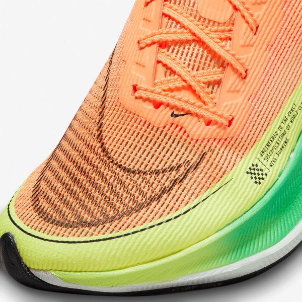 Nike ZoomX Vaporfly Next% 2 - Peach Cream/Black/Green Shock