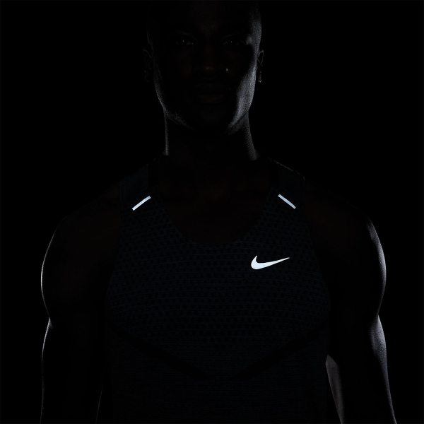 Nike Dri-FIT ADV Techknit Ultra Tank - Black/Smoke Grey/Reflective Silver