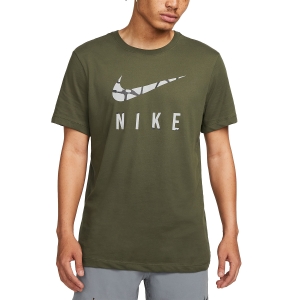 Men's Running T-Shirt Nike DriFIT Run Division TShirt  Cargo Khaki DR7662325
