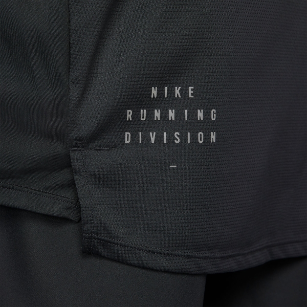 Nike Run Division Rise 365 Shirt - Black/Reflective Silver