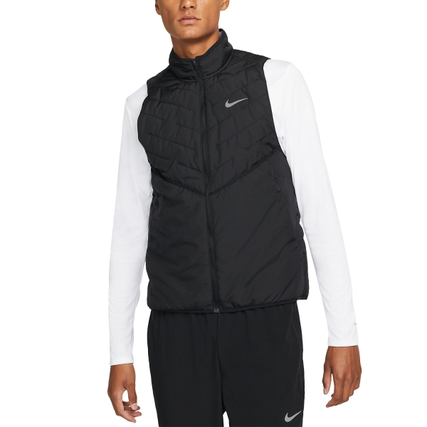 Men's Running Jacket Nike ThermaFIT Repel Vest  Black/Reflective Silver DD5647010
