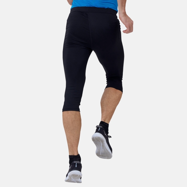 Odlo Essential 3/4 Men's Running Tights - Black