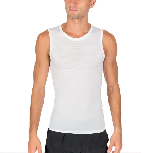 Men's T-Shirt and Tank Underwear Odlo Performance XLight Eco Tank  White 18847210000