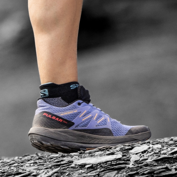Salomon Pulsar Trail - Velvet Morning/Black/Blazing Orange
