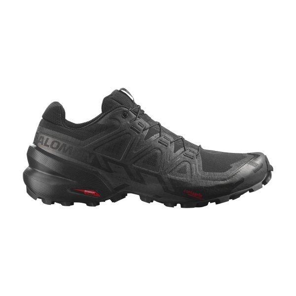 Men's Trail Running Shoes Salomon Speedcross 6  Black/Phantom L41737900