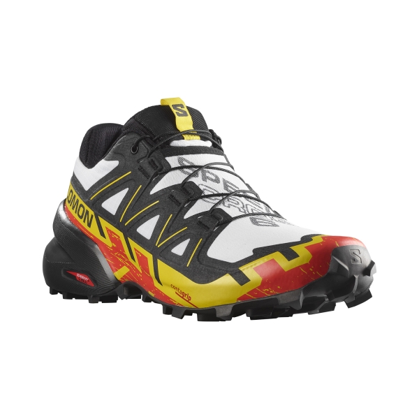 Salomon Speedcross 6 - White/Black/Empire Yellow