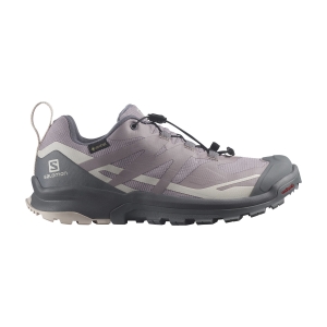 Women's Trail Running Shoes Salomon XA Rogg 2 GTX  Quail/Frost Gray/Morganite L41587300