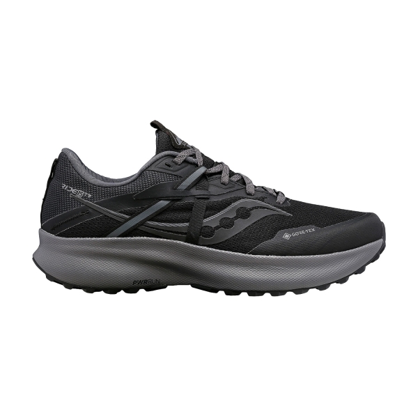 Men's Trail Running Shoes Saucony Ride 15 TR GTX  Black/Charcoal 2079910