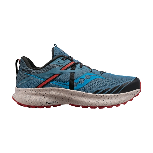 Men's Trail Running Shoes Saucony Ride 15 TR  Deep Sea/Lava 2077531