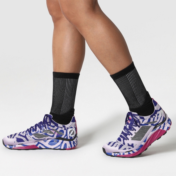 The North Face X Elvira Flight Vectiv - Lapis Blue Fernando Elvira Collab Print/Lavender Fog