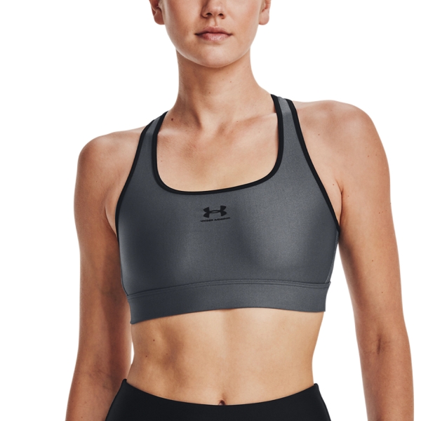 Women's Sports Bra Under Armour Authentics Sports Bra  Pitch Gray/Black 13738650012