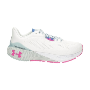 Women's Neutral Running Shoes Under Armour HOVR Machina 3  White/Breaker Blue/Electro Pink 30249070103