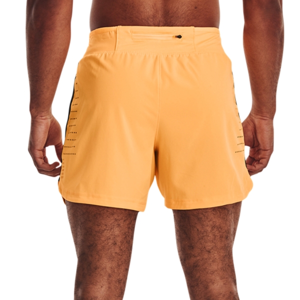 Under Armour Speedpocket 5in Pantaloncini - Orange Ice/Black/Reflective