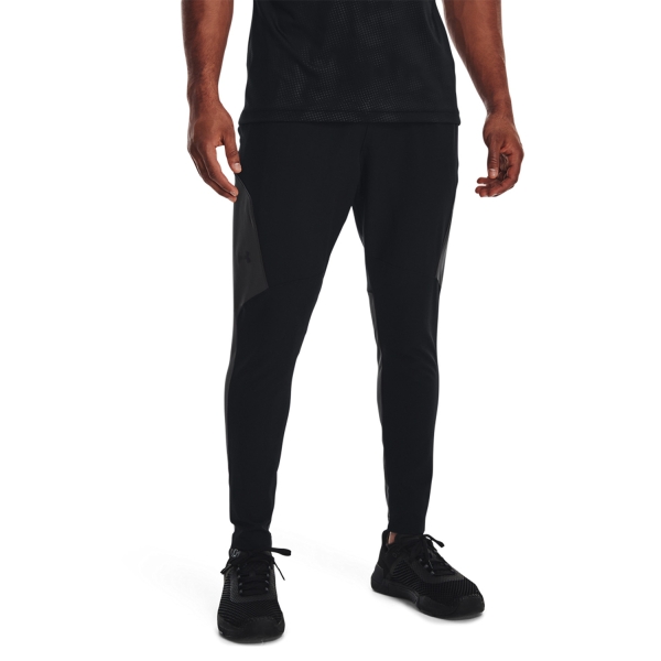 Men's Training Tights and Pants Under Armour Unstoppable Hybrid Pants  Black/Jet Gray 13737880001