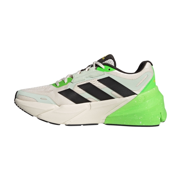 adidas Adistar - Chalk White/Core Black/Solar Green