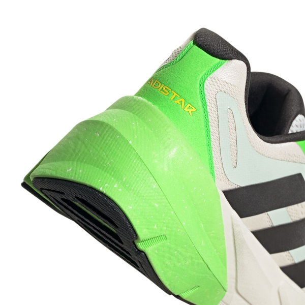 adidas Adistar - Chalk White/Core Black/Solar Green