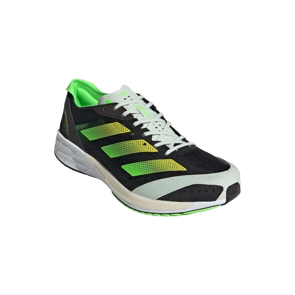 adidas Adizero Adios 7 - Core Black/Beam Yellow/Solar Green